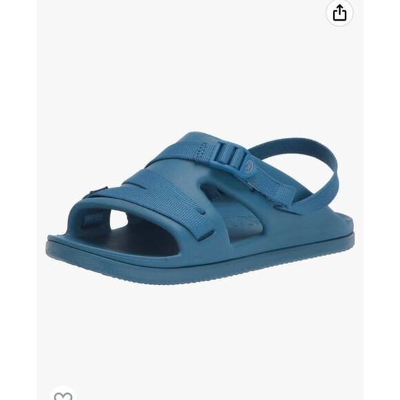 NEW Chacos Chillos Sport Big Kid Blue Sandals, Sz 2, Unisex (C104) - Picture 1 of 10